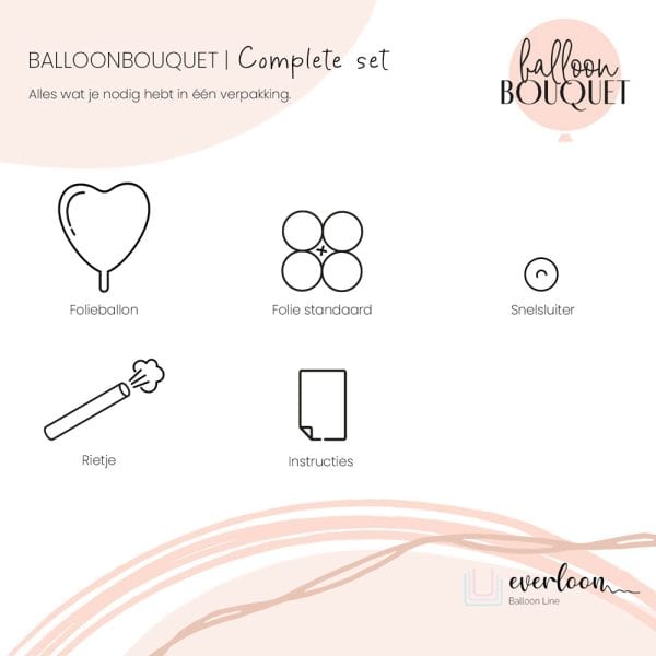 Ballon bouquet - Welcome Baby - Afbeelding 3