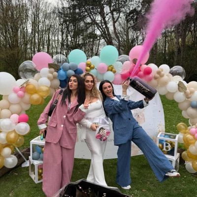 Gender reveal moment