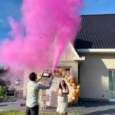 Gender reveal moment