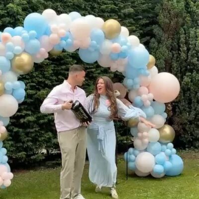 Gender reveal moment