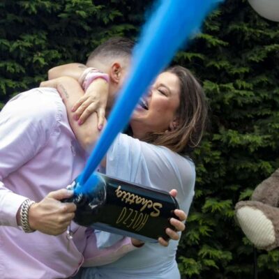 Gender reveal moment