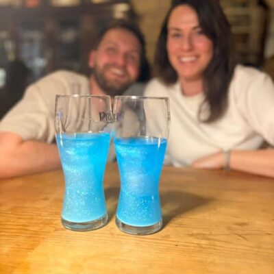 Gender reveal moment