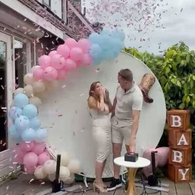 Gender reveal moment