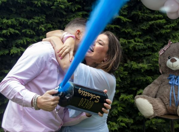 Gender reveal moment
